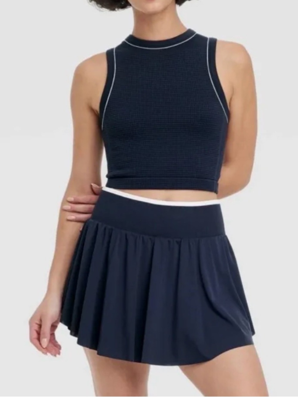all in motion Navy Set with White Trim